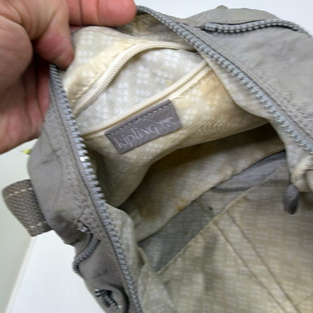 Kipling Gray Nylon Satchel - Picture 5 of 8